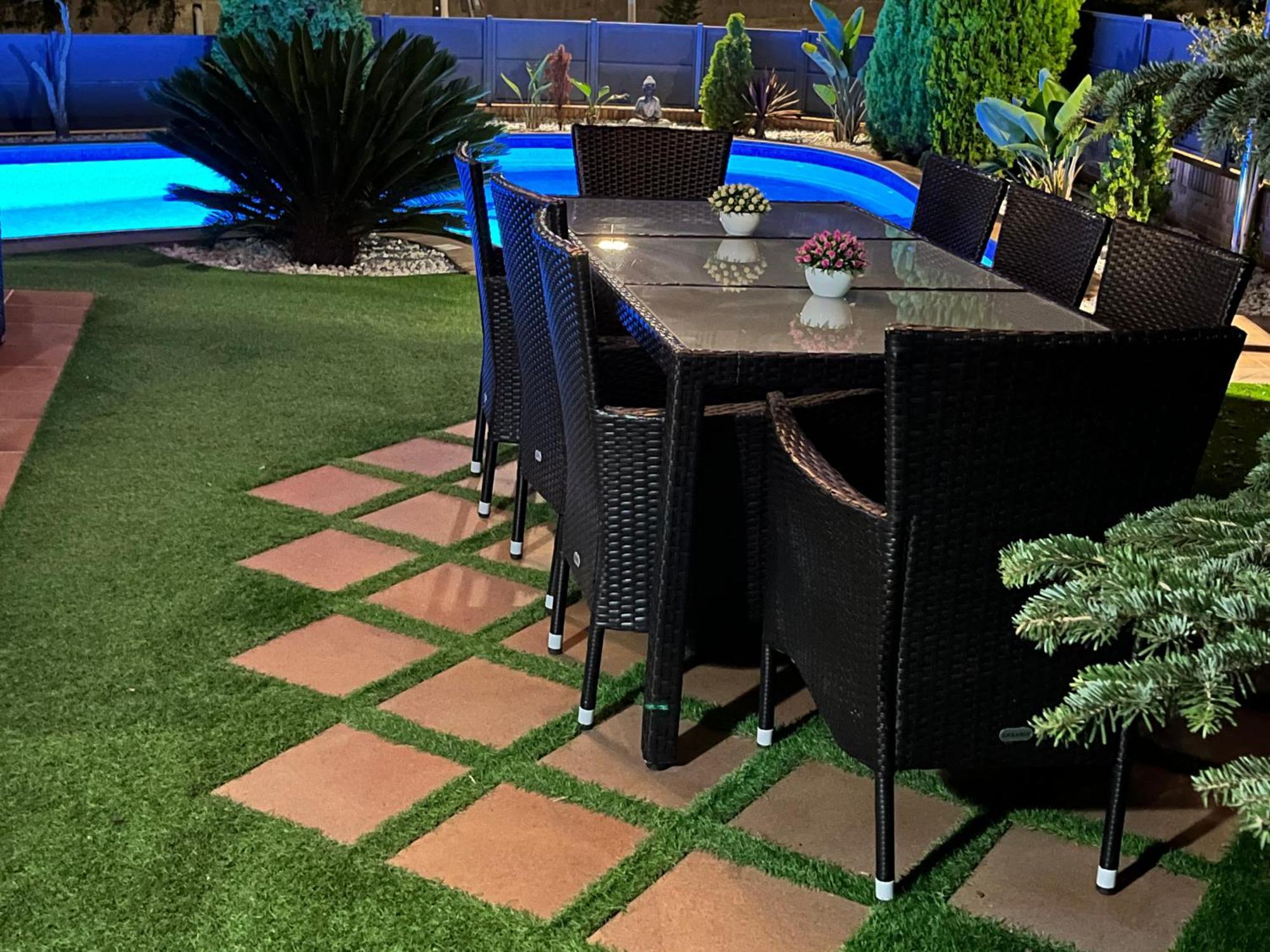 Washingtonia Villa Near Sitges Canyelles  Exterior foto